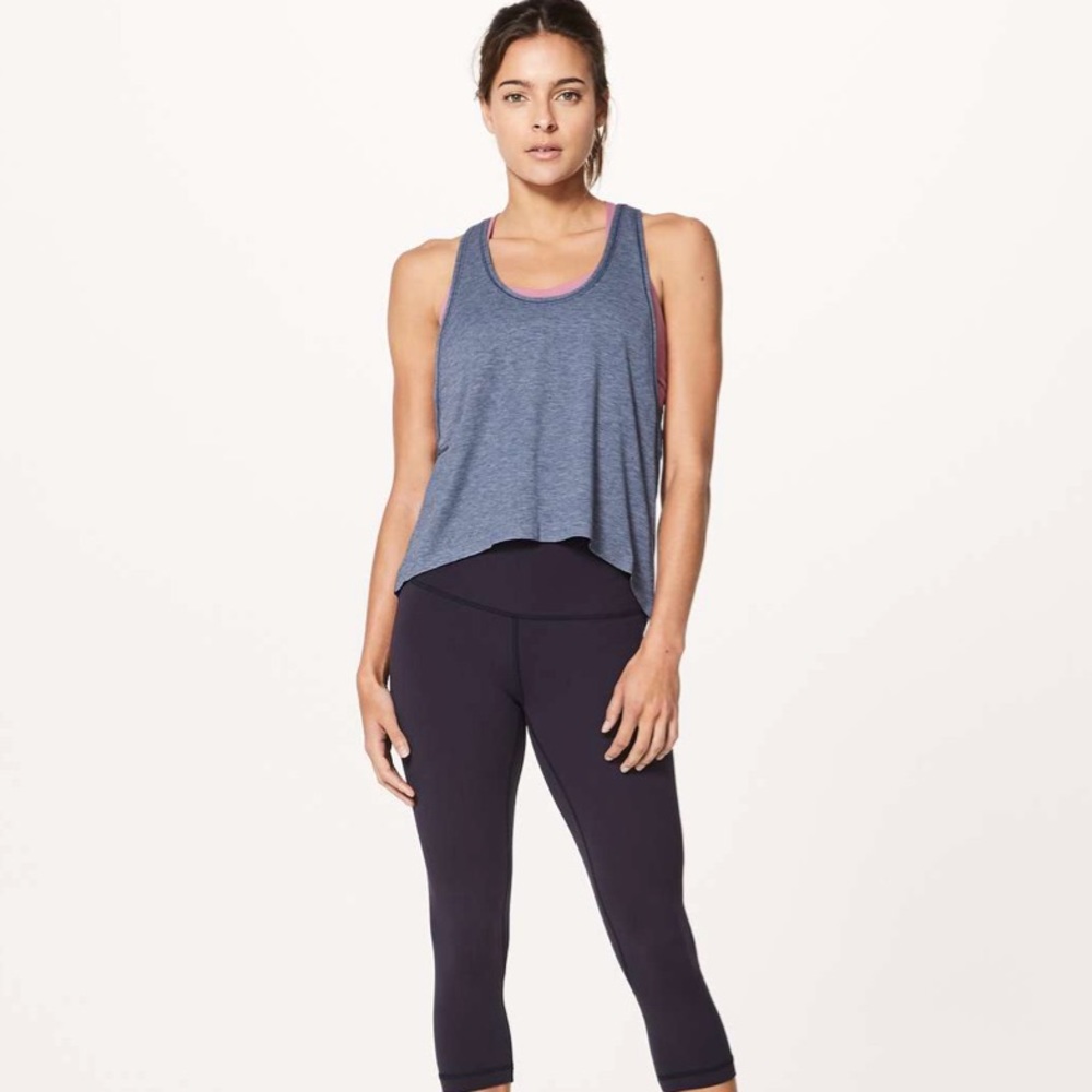 Lululemon Intended tank - Heathered dark cobalt